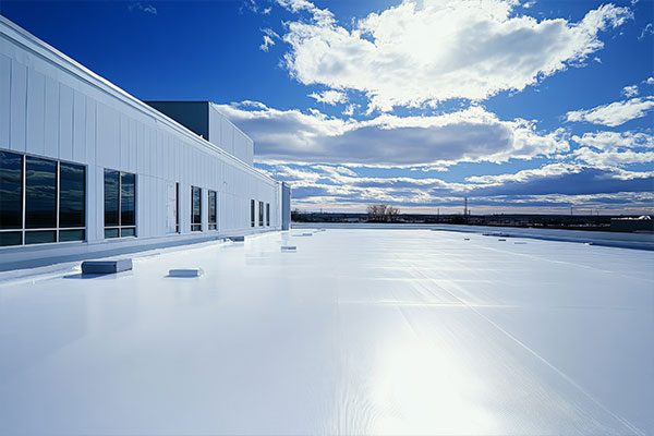 Commercial roof coating